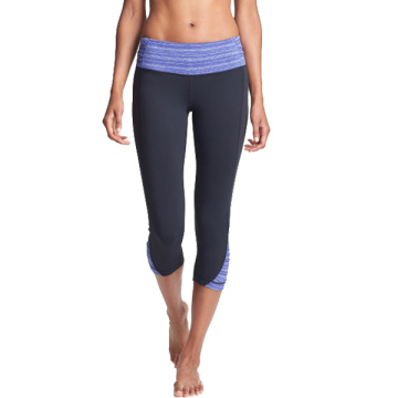 Custom Ladies Sports 3/4 Leggings de compressão, Leggings Mulher, Yoga Capris